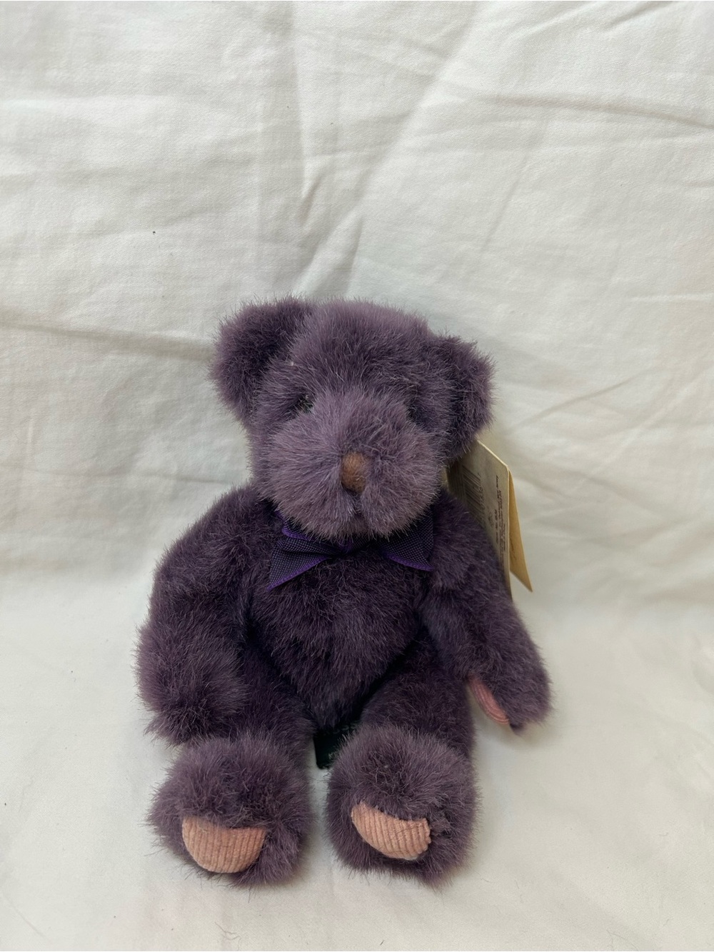 Vintage Russ Berrie Bearberry Plush Purple Teddy Bear Bears From The Past 8